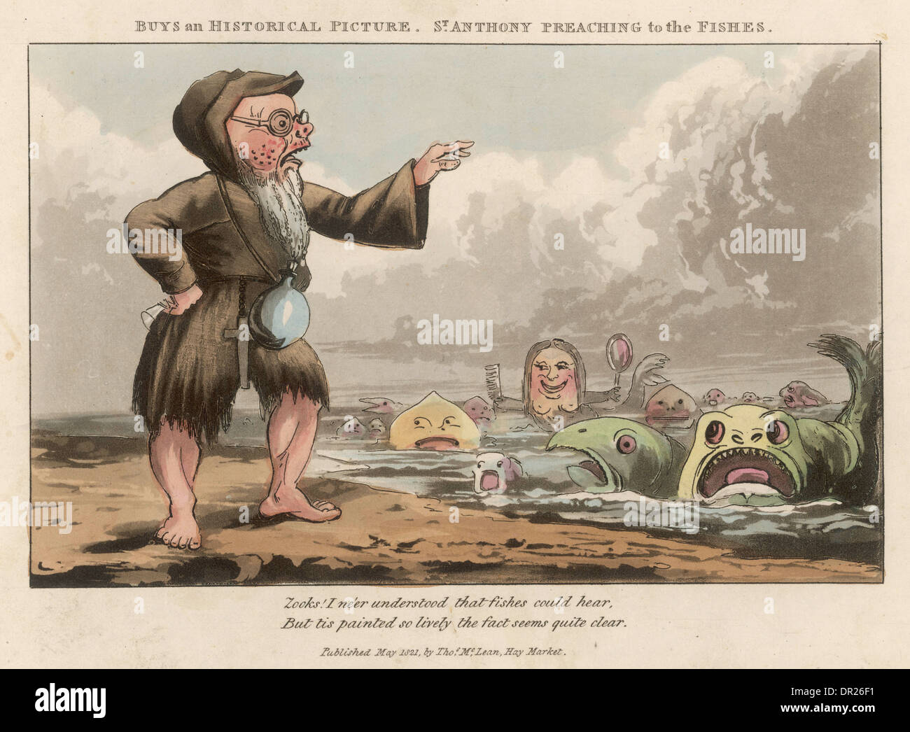 La satira su ARTE RELIGIOSA Foto Stock