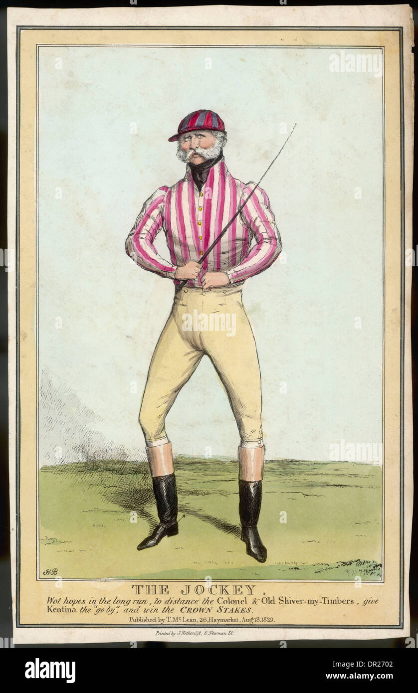Il jockey/John Doyle Foto Stock