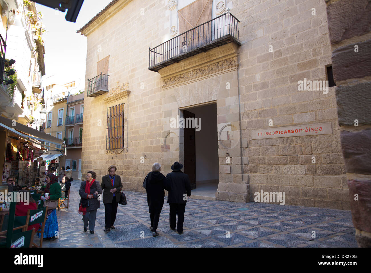Il Museo di Picasso a Malaga, Andalucía, Costa del Sol, Spagna Foto Stock