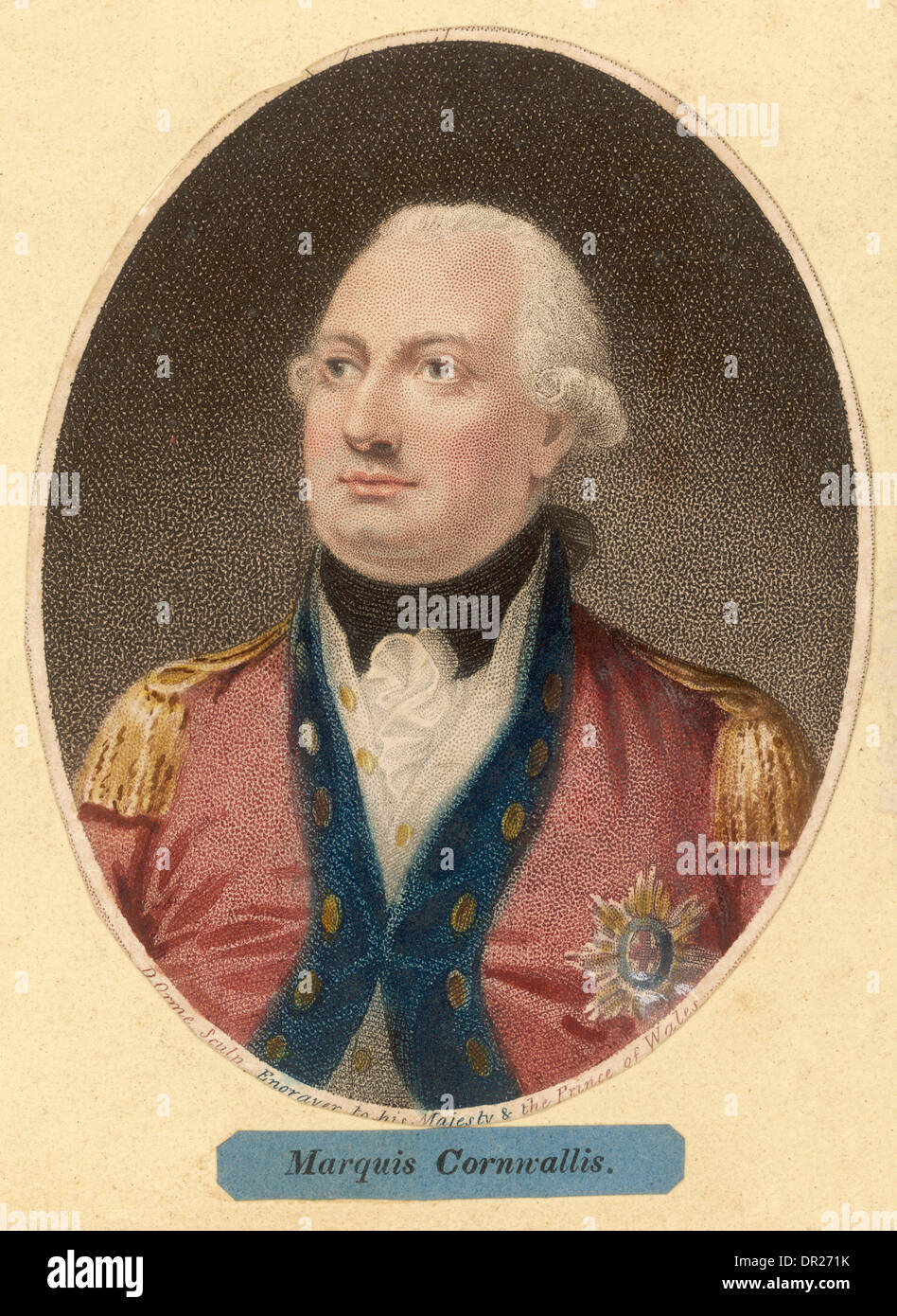 Charles cornwallis 1st marquess cornwallis immagini e fotografie stock