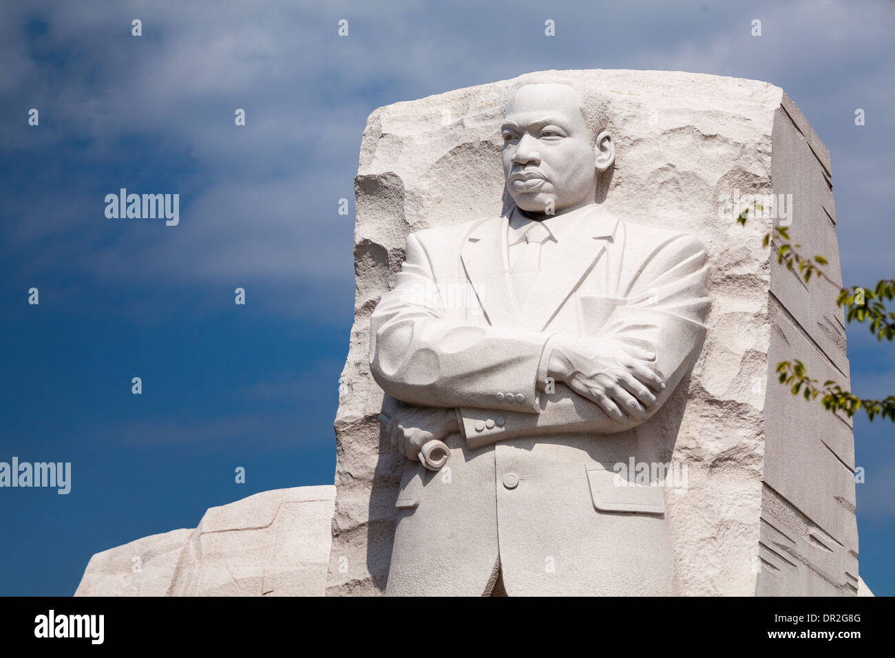 Martin Luther King Jr., il Monumento di Washington, DC Foto Stock