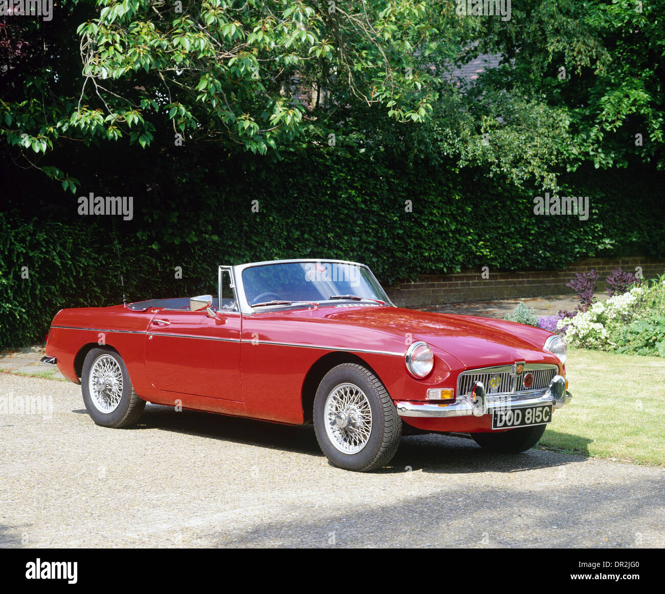 MG MGB roadster 1965 - Sports classic car convertible open top cabriolet Foto Stock