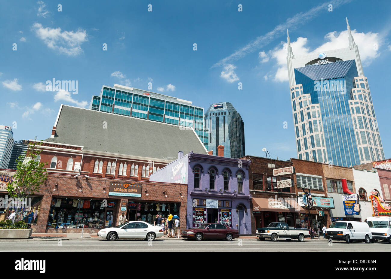 Nashville, Tennessee Skyline Foto Stock