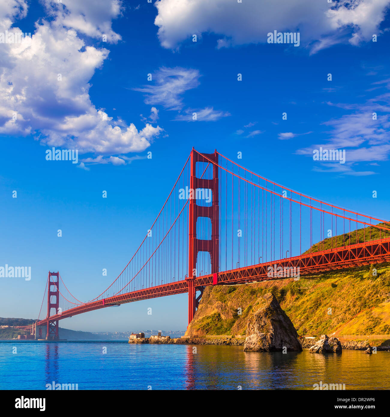 San Francisco Golden Gate Bridge California USA Foto Stock
