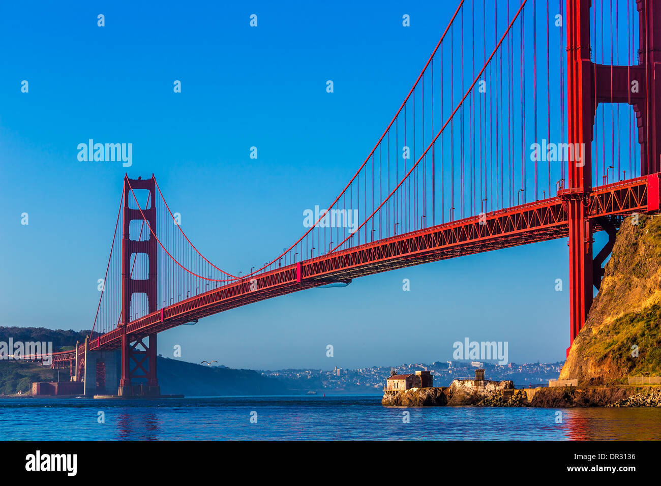 San Francisco Golden Gate Bridge California USA Foto Stock