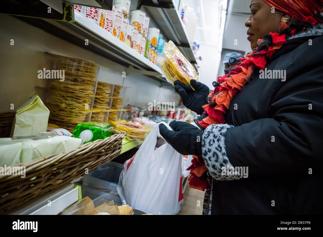 Il Lewisham Food Bank in New Cross di Londra, Regno Unito. Foto Stock