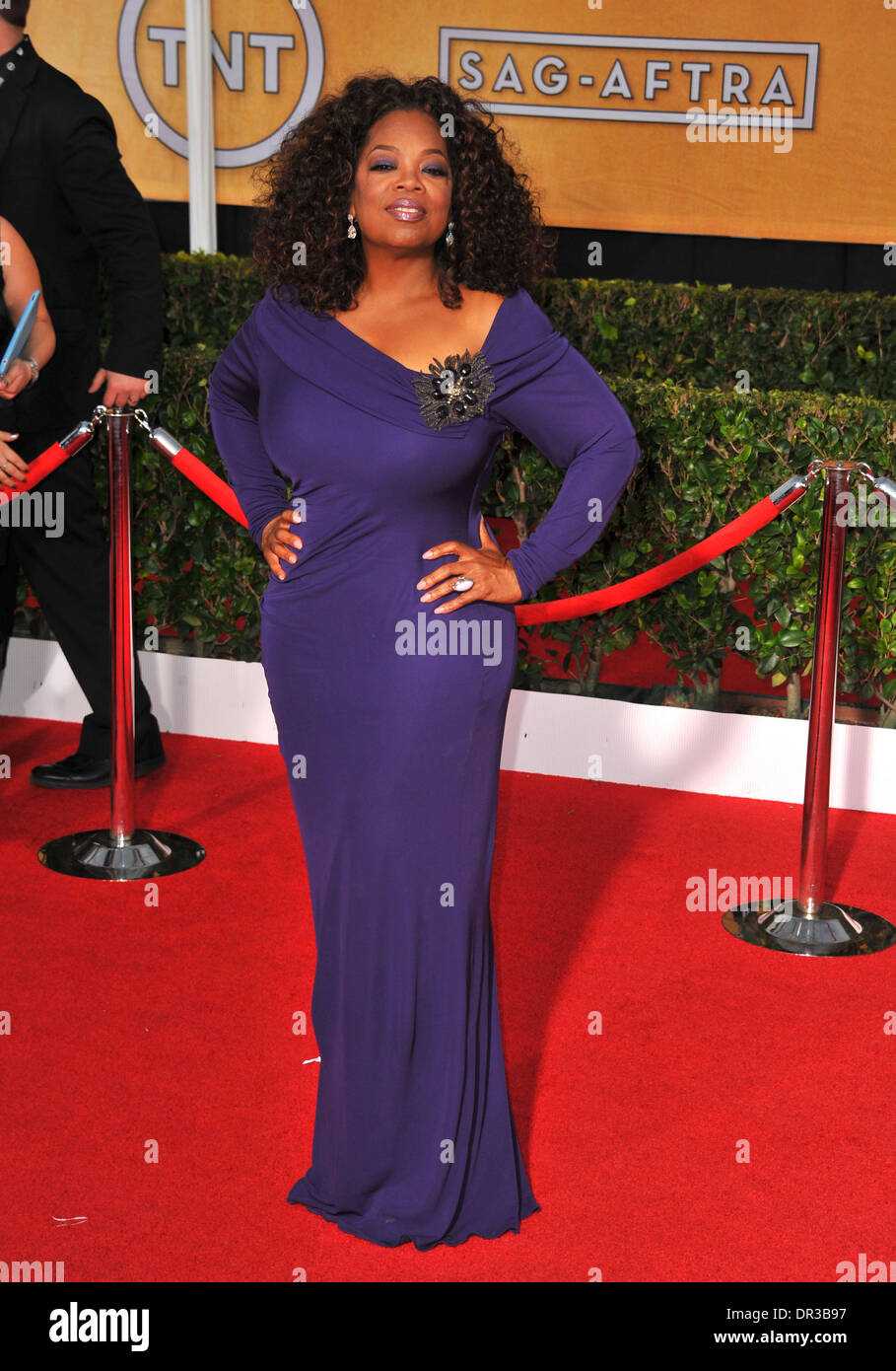 Los Angeles, California, USA. 18 gennaio, 2014. Oprah Winfrey © D. lunga/Globe foto/ZUMAPRESS.com/Alamy Live News Foto Stock