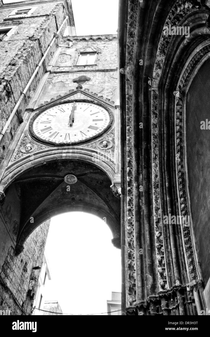 Napoli, Chiesa di San Eligio Foto Stock