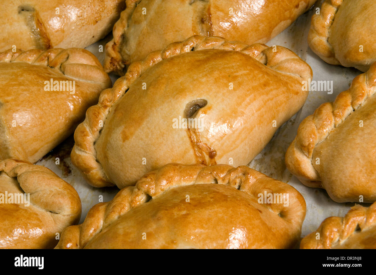 The Chough Bakery, Padstow, Cornovaglia, creatori di autentiche pasticcerie cornici con il proprietario Elaine EAD Foto Stock