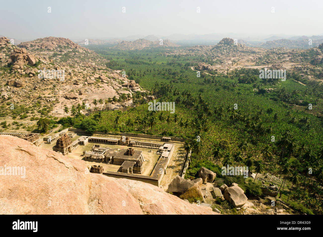 Hampi rovine, Karnataka, India Foto Stock