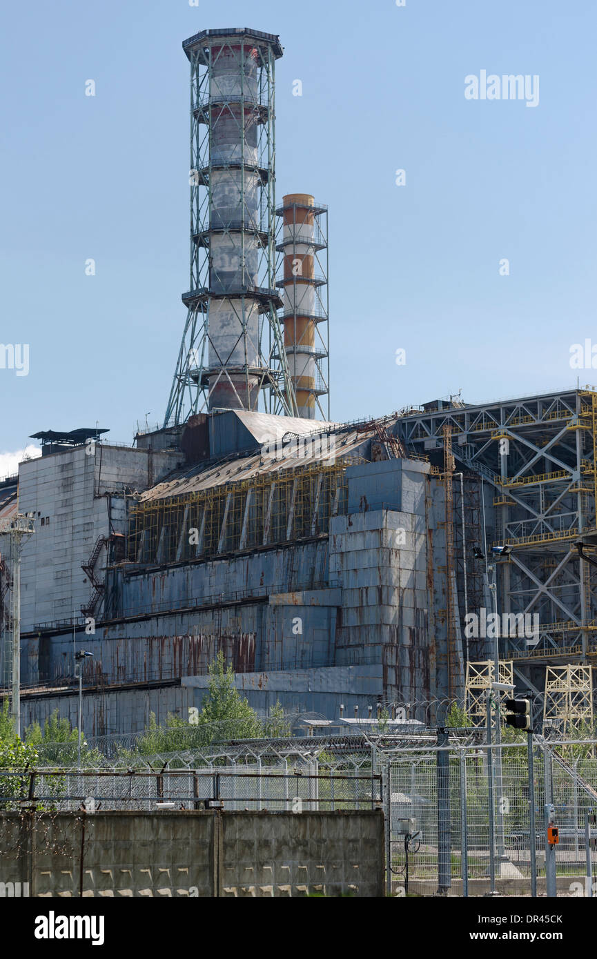 Centrale nucleare di Cernobyl, Ucraina Foto Stock