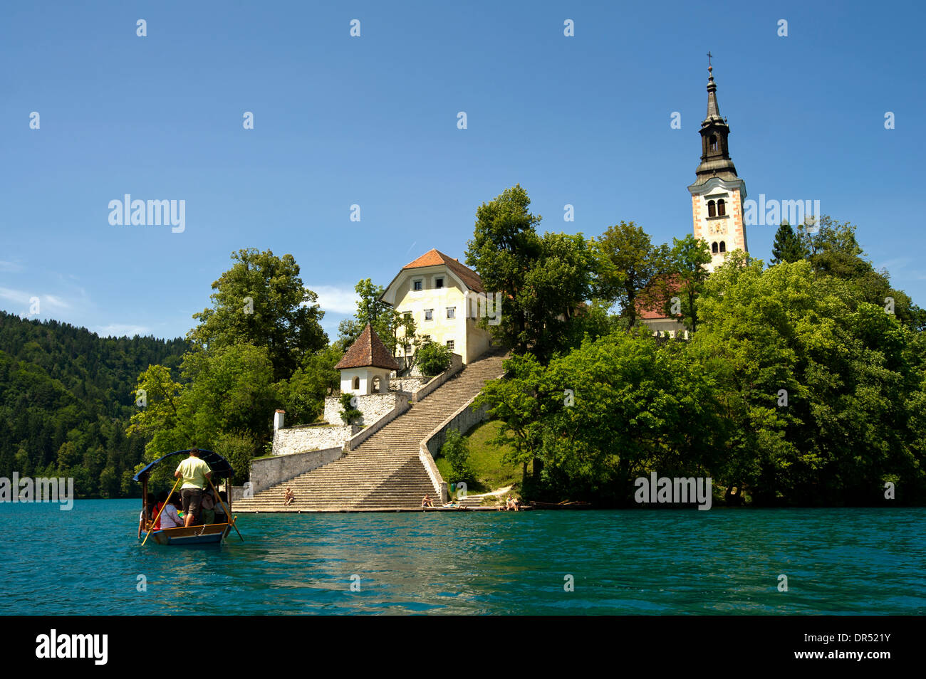 Il Parco Nazionale dei Laghi di Plitvice Foto Stock