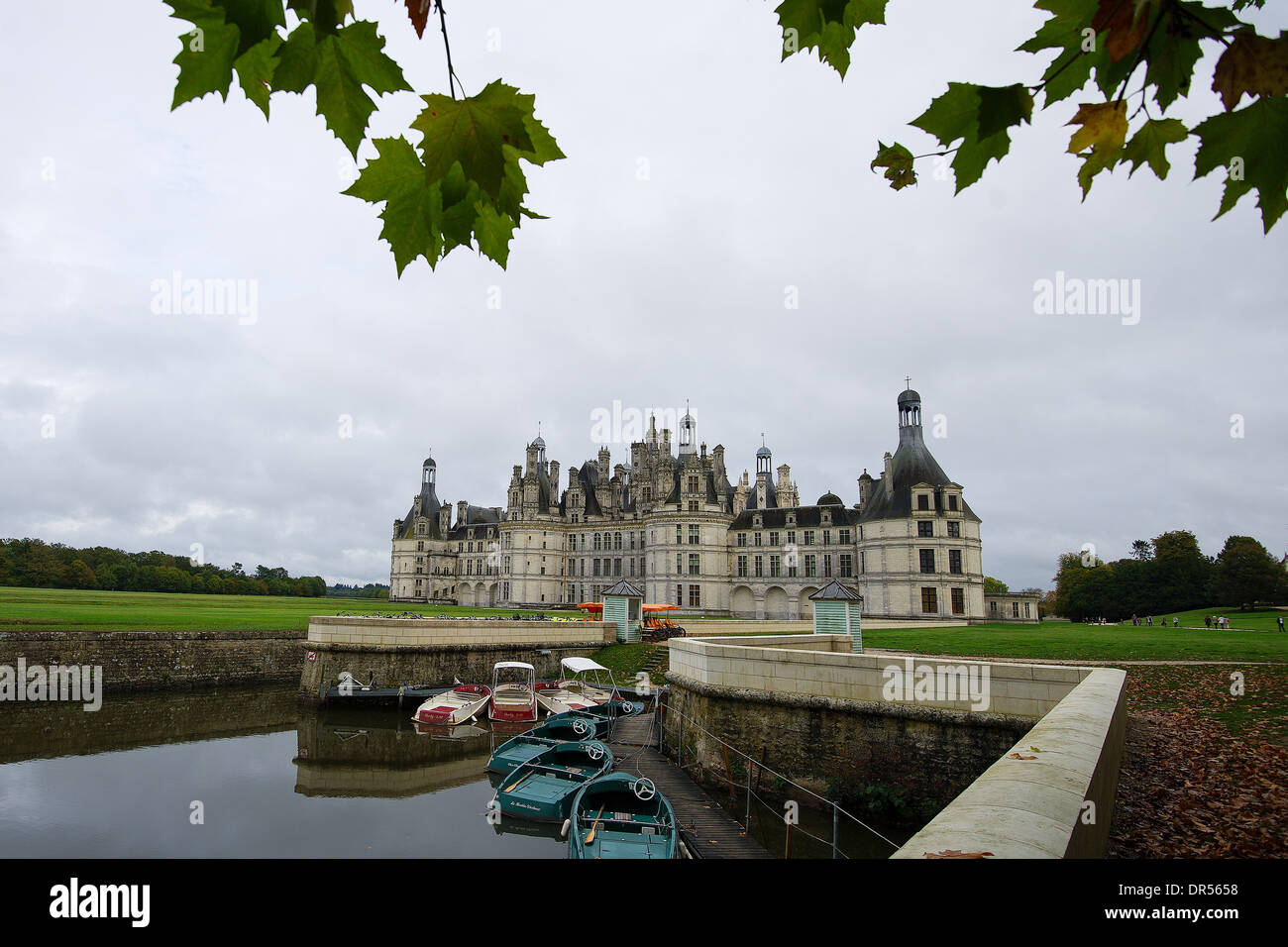 Castello di Chambord Foto Stock
