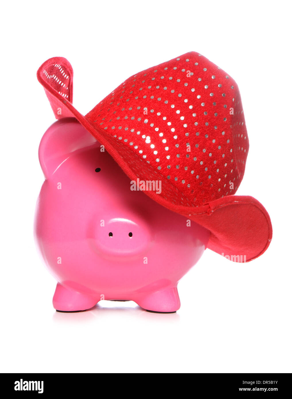 Il risparmio per un partito di gallina studio ritaglio Foto Stock