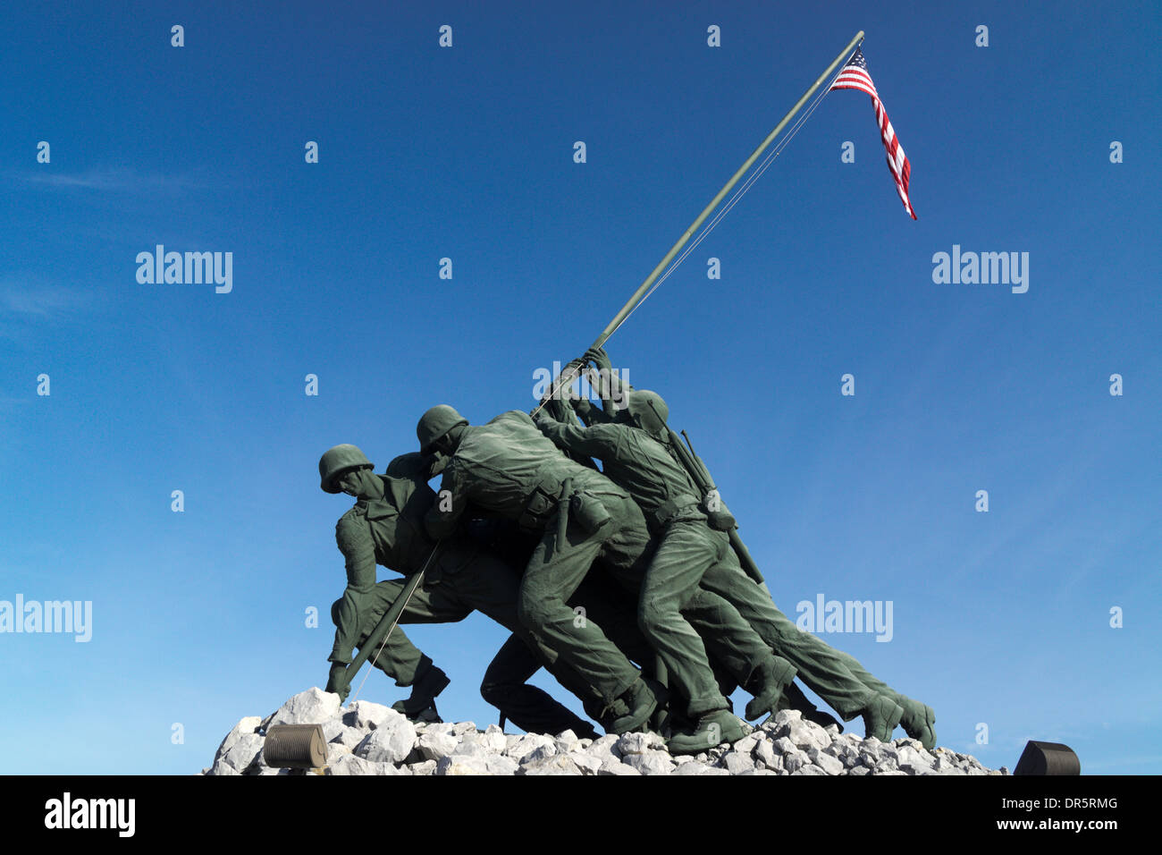Iwo Jima un monumento a Harlingen, Texas. Questo è l'originale da cui il duplicato è stato colato ed eretta a Arlington National Foto Stock