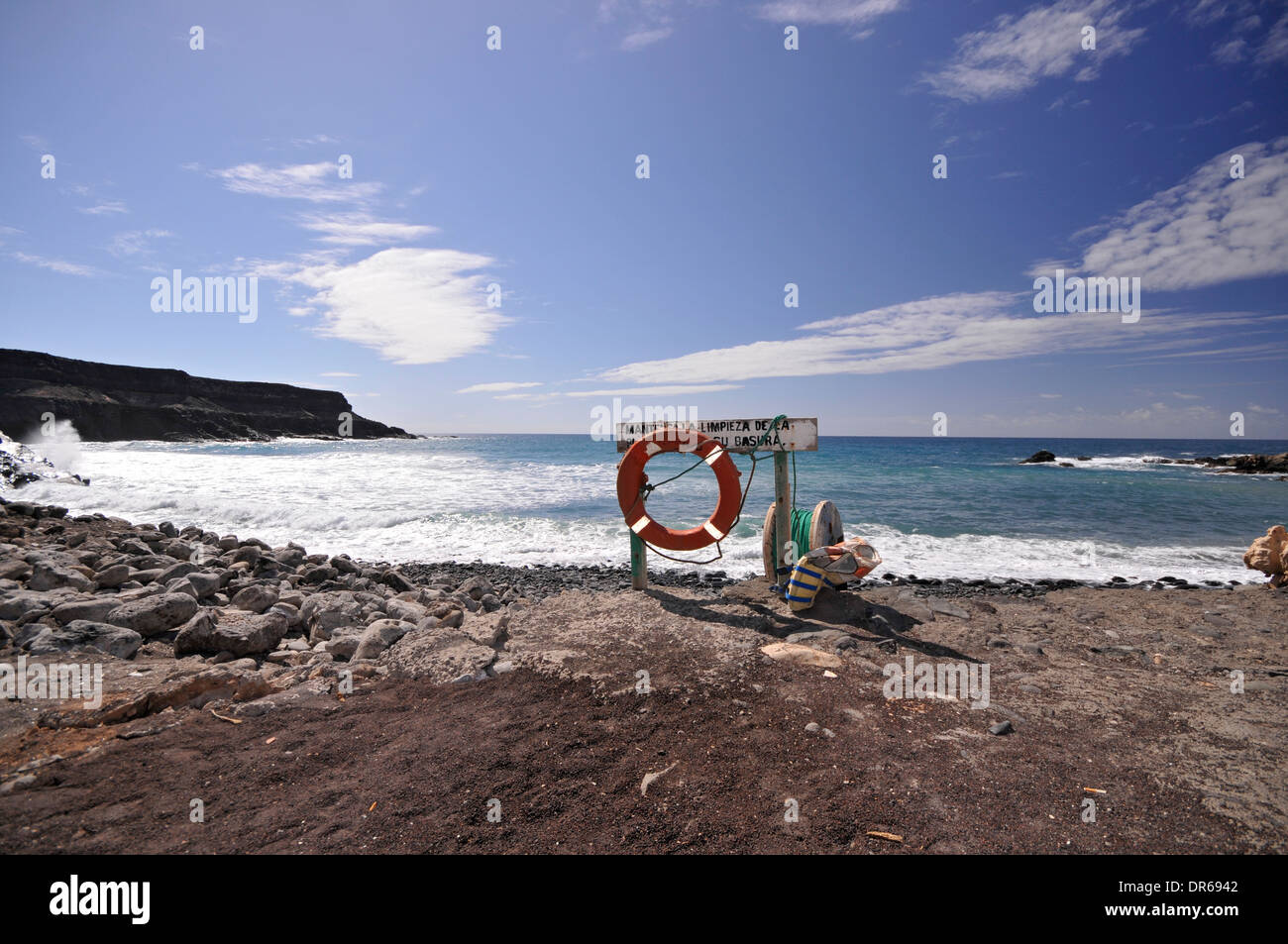 Spiaggia, Los Molinos, Fuerteventura, Spagna Foto Stock