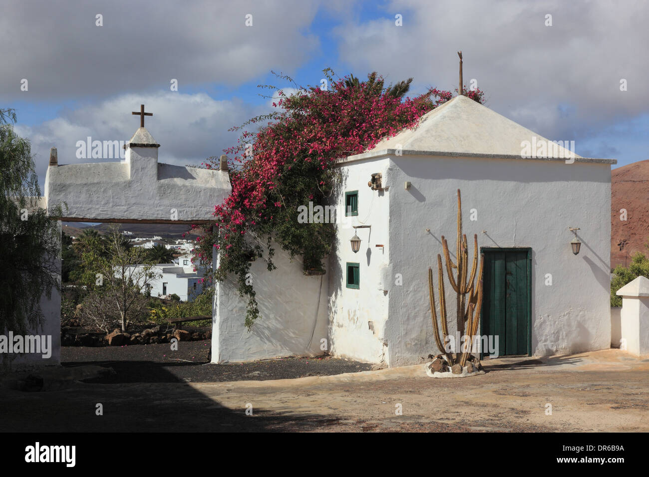 Museo Agricola El Patio in Tiagua, Lanazrote, Isole Canarie, Canarie, Spagna Foto Stock