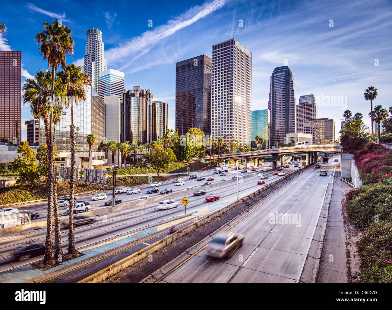 Los Angeles, California, Stati Uniti d'America downtown cityscape. Foto Stock