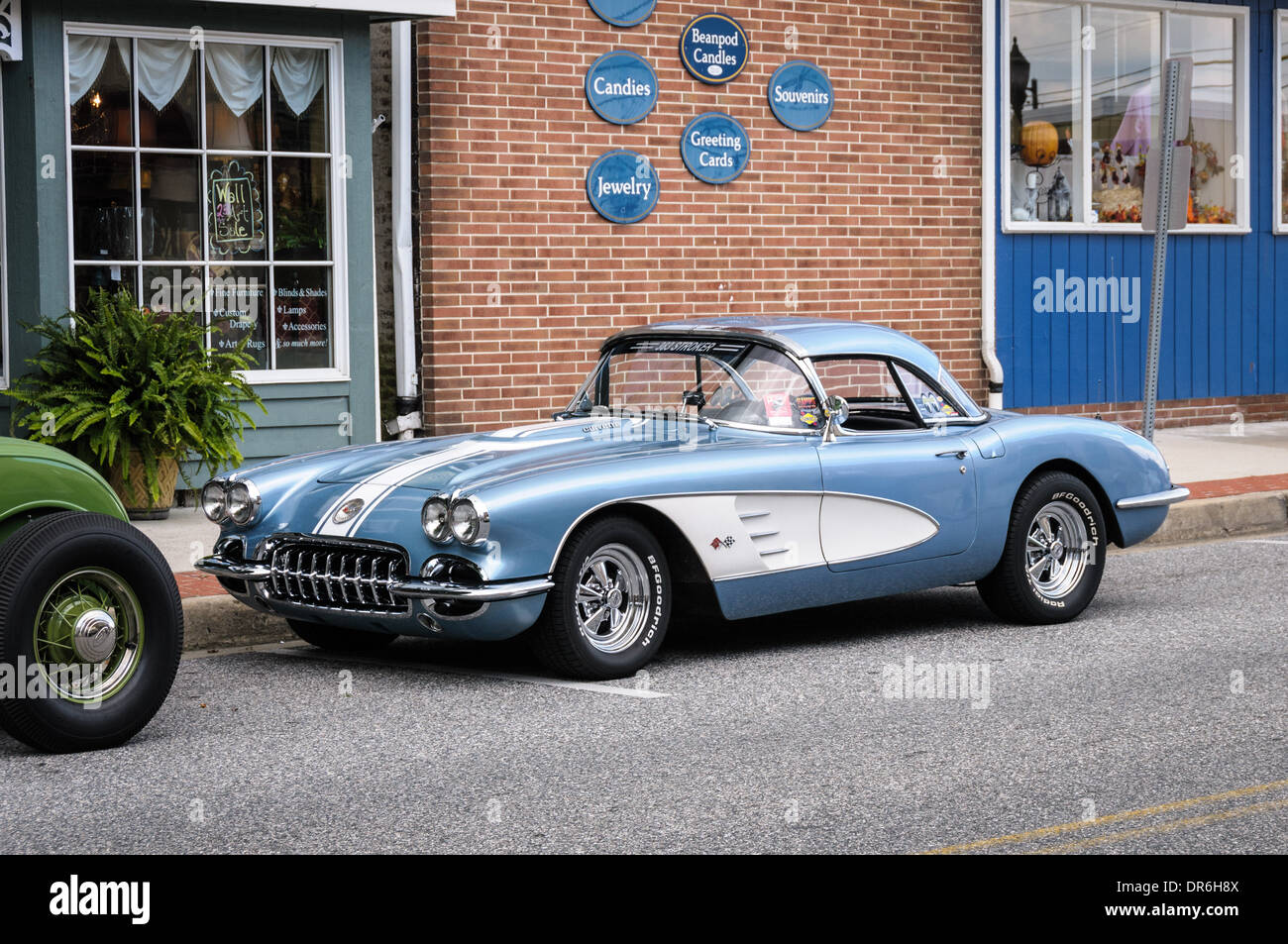 1959 Corvette, Havre De Grace, Maryland Foto Stock