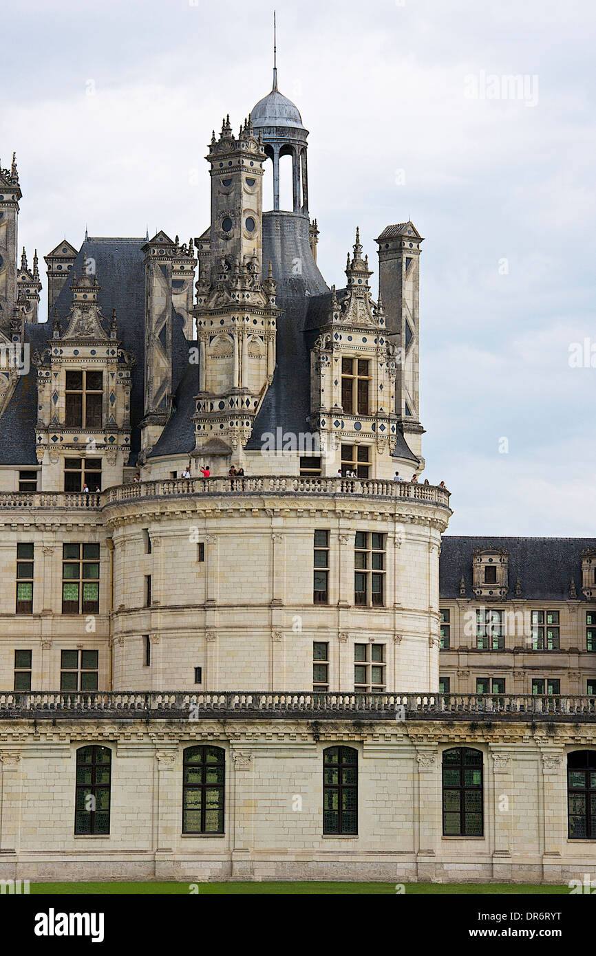 Castello di Chambord in Francia Foto Stock