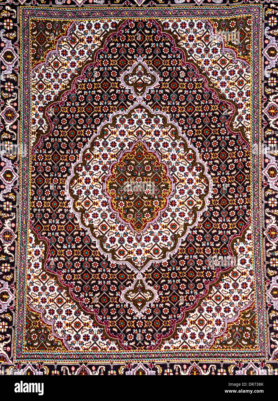 Tradizionale azerbaigiano rug. Foto Stock