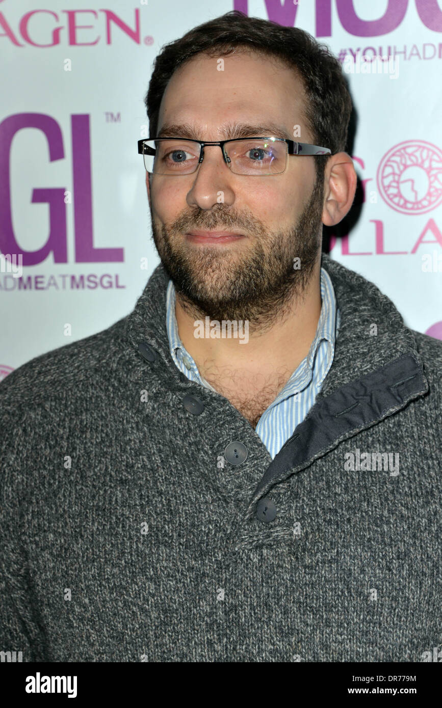 Londra, UK :Ben Caplan assiste il MediaSKIN NTA Gifting Lounge presso il Penthouse,1 Leicester Square a Londra, il 20 gennaio 2014 Credit: Vedere Li/Alamy Live News Foto Stock