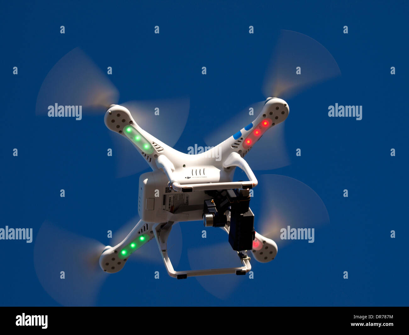 Comandato a distanza multi-rotore di aeromobili per catturare, REGNO UNITO Foto Stock