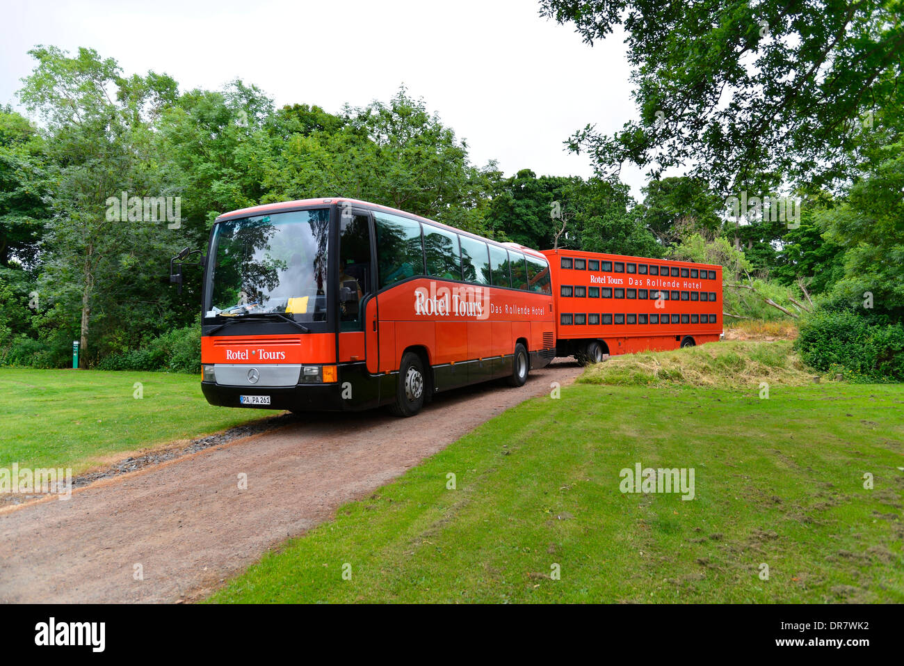 Bus Rotel, Edimburgo, Scozia, Regno Unito Foto Stock