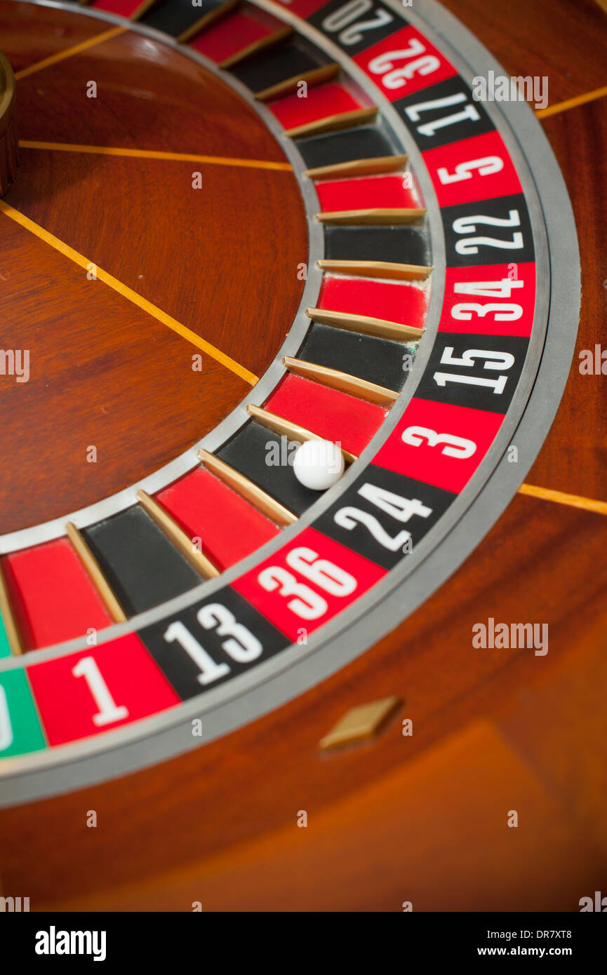 Casinò giochi d'azzardo rischio MS Mississippi Biloxi casino roulette scommesse numeri Foto Stock