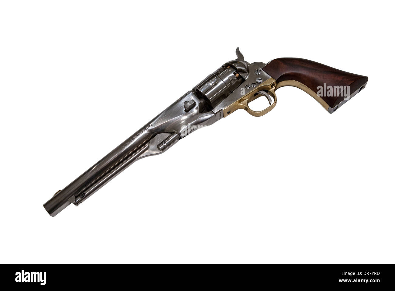 Pistola Colt e tappo a sfera nero replica solo in polvere Foto Stock