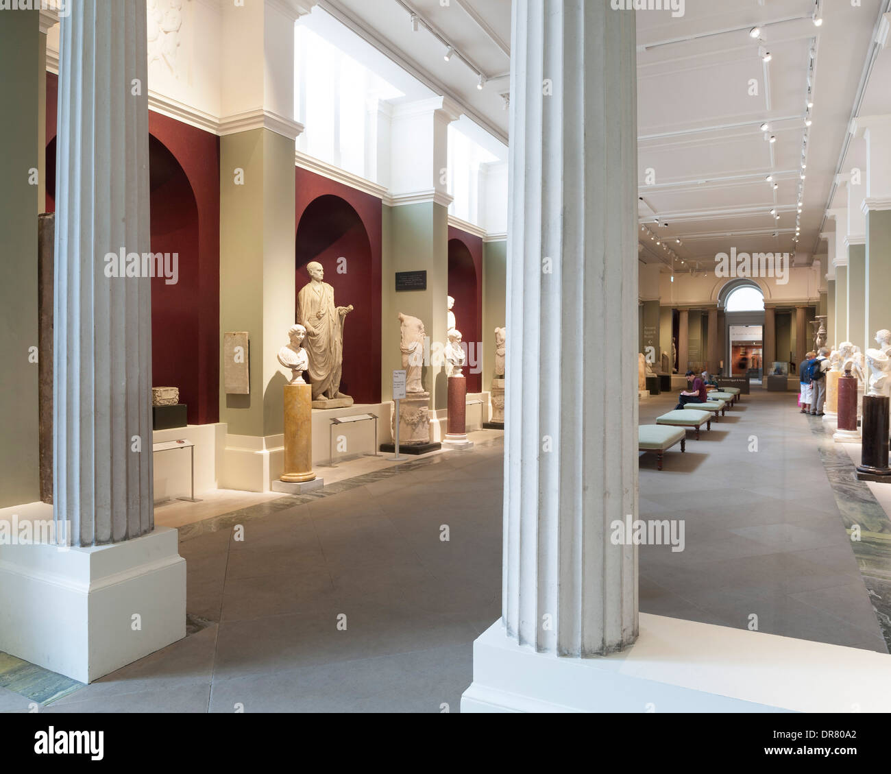 Il Randolph Gallery rinnovo, Ashmolean Museum di Oxford Street, Regno Unito. Architetto: Rick Mather Architects, 2013. Visualizzare o Foto Stock