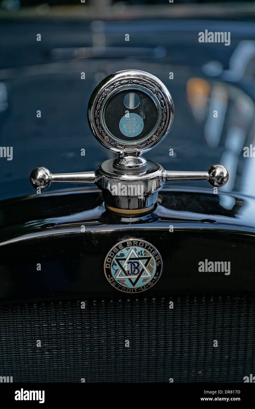 Dodge fratelli di Detroit Automobile mascotte del cofano Foto Stock