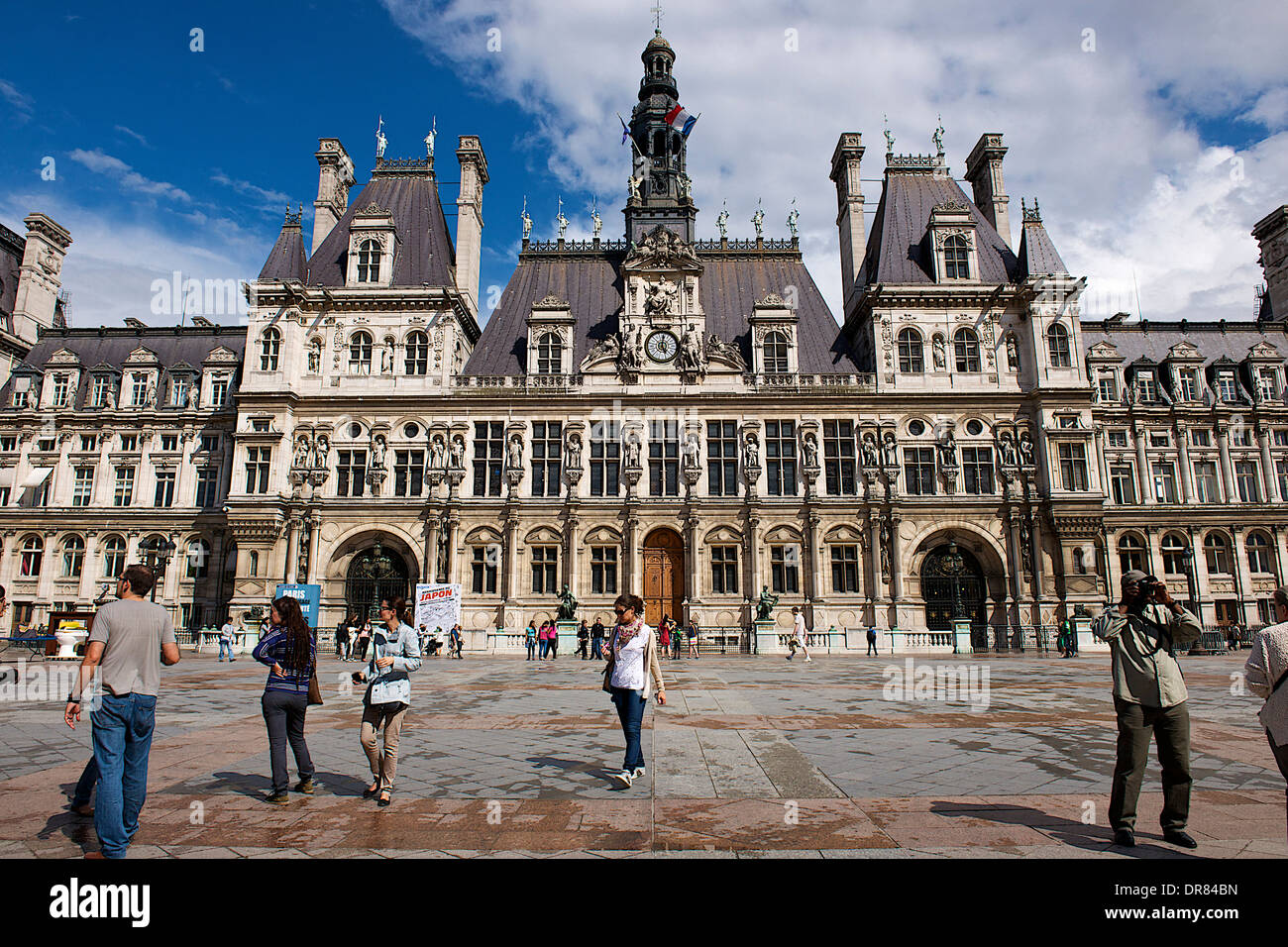 Hotel de Ville, Parigi, Francia Foto Stock