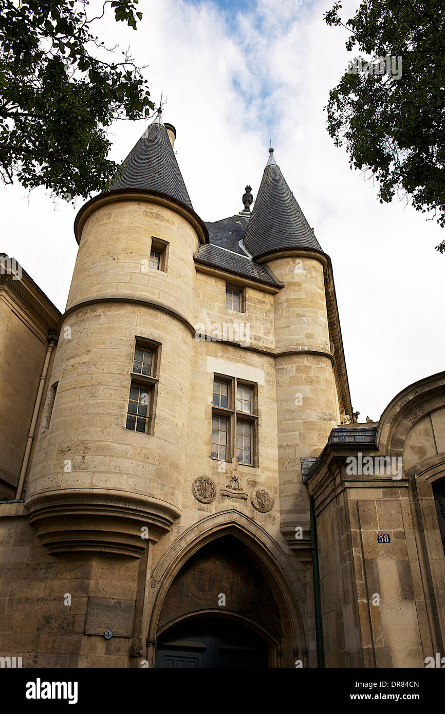 Edificio medievale, Parigi, Francia Foto Stock