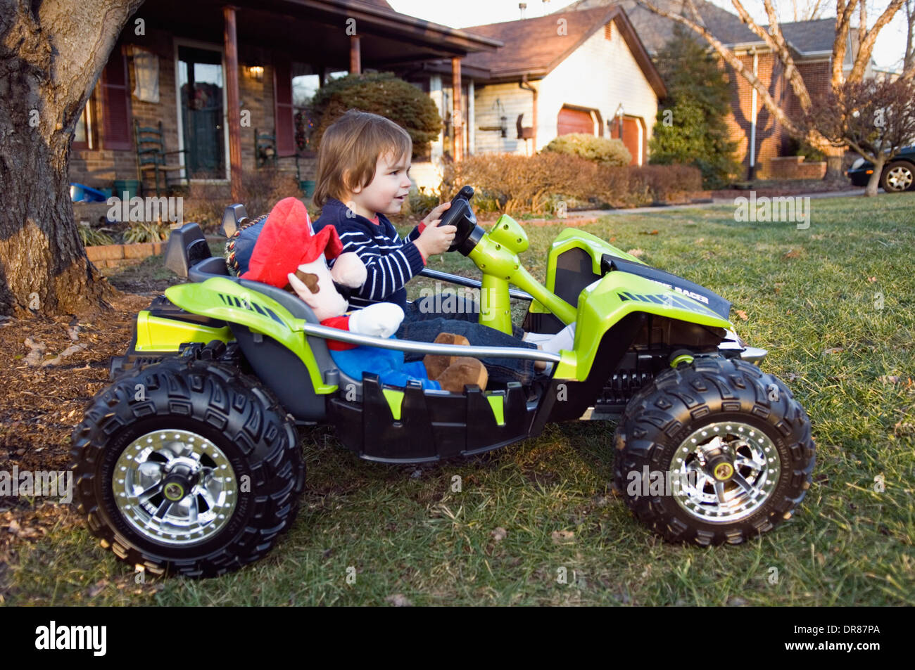 Bambino giocattolo guida Dune Buggy Foto Stock