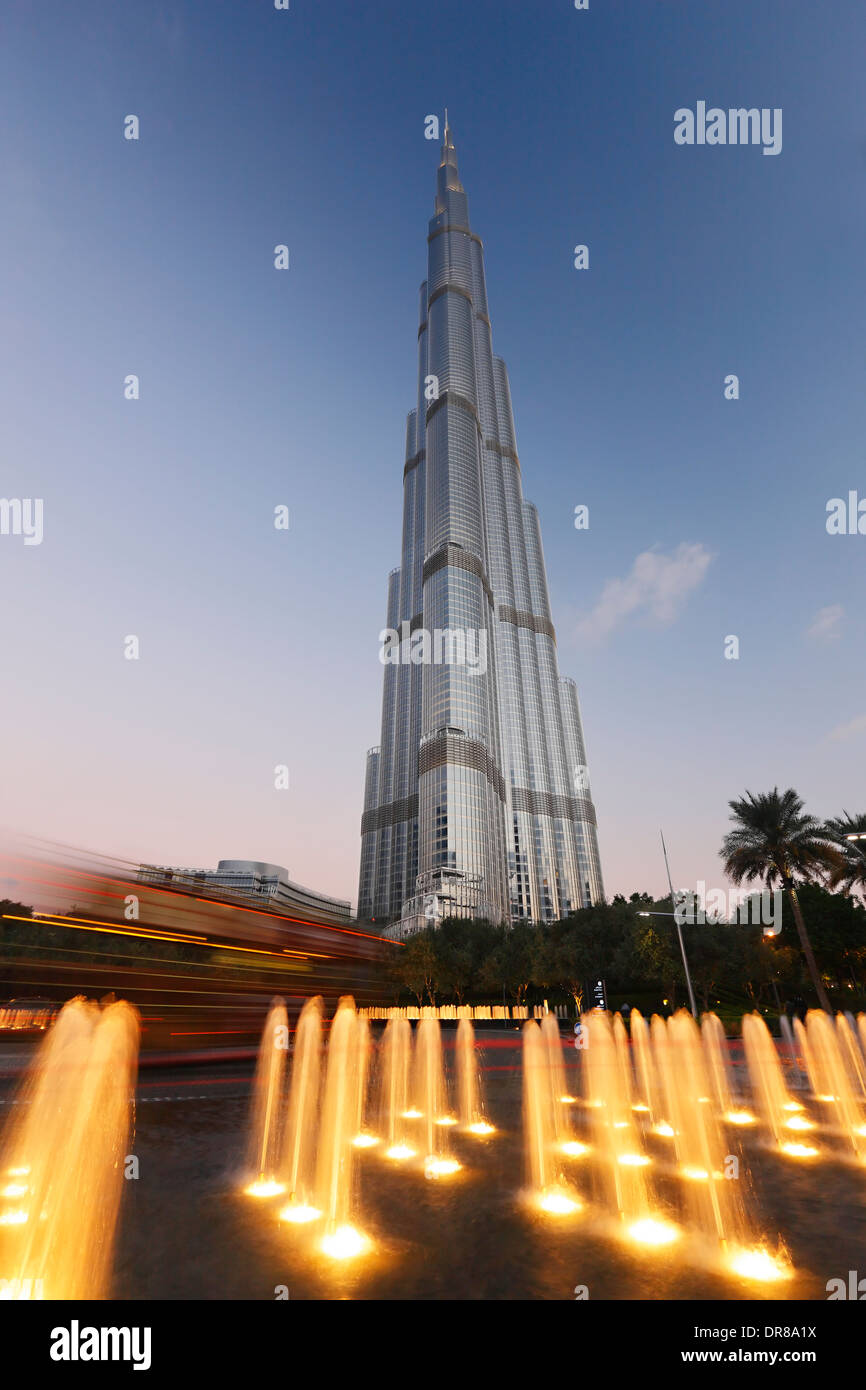 Dubai Burj Khalifa Foto Stock
