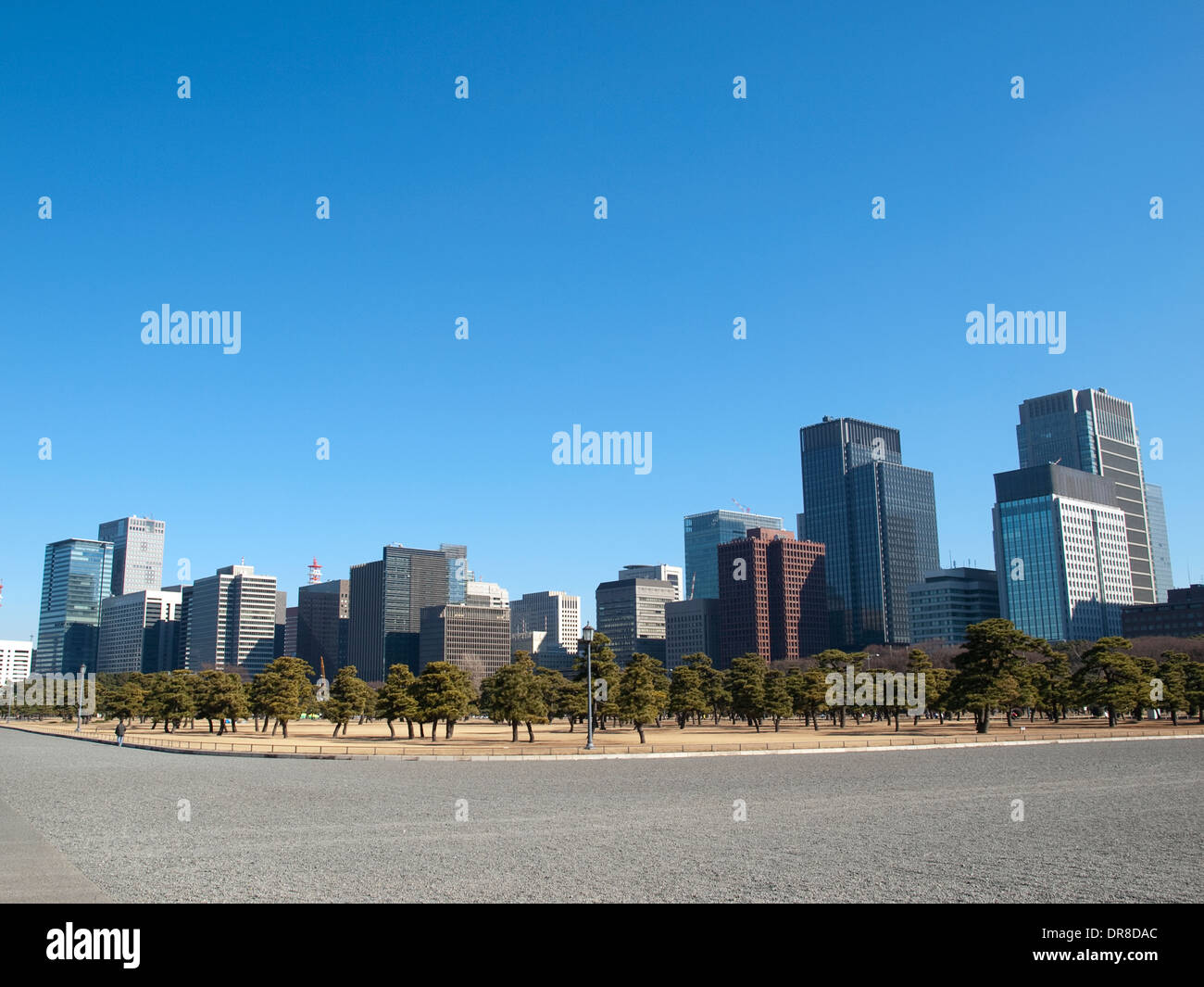 Edifici alti in Marunouchi, Tokyo, Giappone Foto Stock