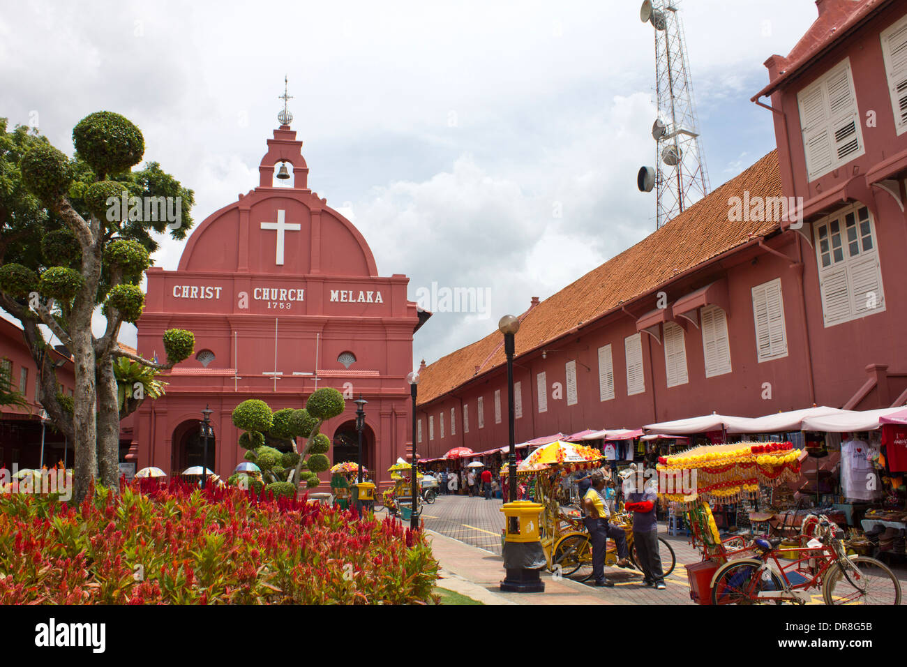 Dutch Square in Malacca, Malesia Foto Stock