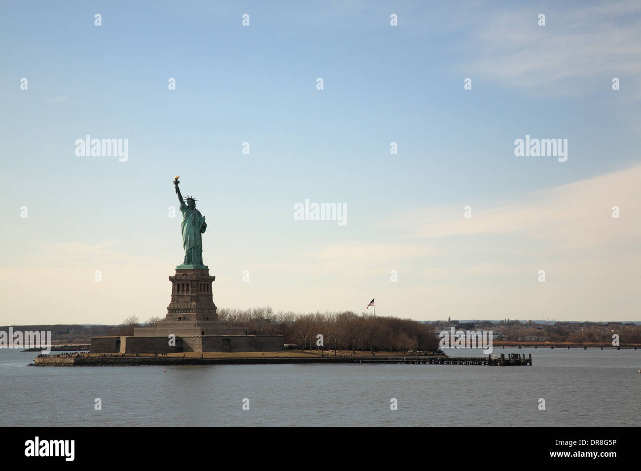 L'iconica statua della Libertà, New York, Stati Uniti d'America Foto Stock
