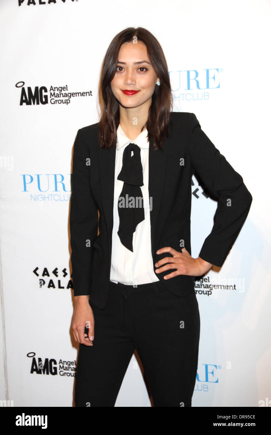 Dia Frampton rising star Dia Frampton di 'Voce' assume Nightclub pura al Caesars Palace Resort and Casino Las Vegas, Nevada - 16.06.12 Foto Stock