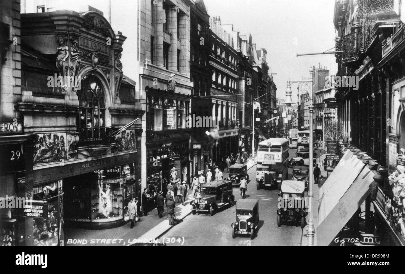 BOND STREET 1938 Foto Stock