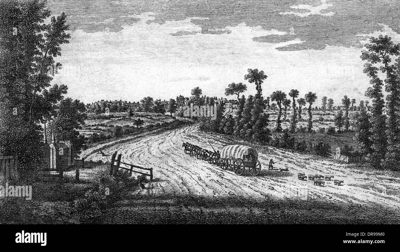 HIGHGATE ROAD Foto Stock