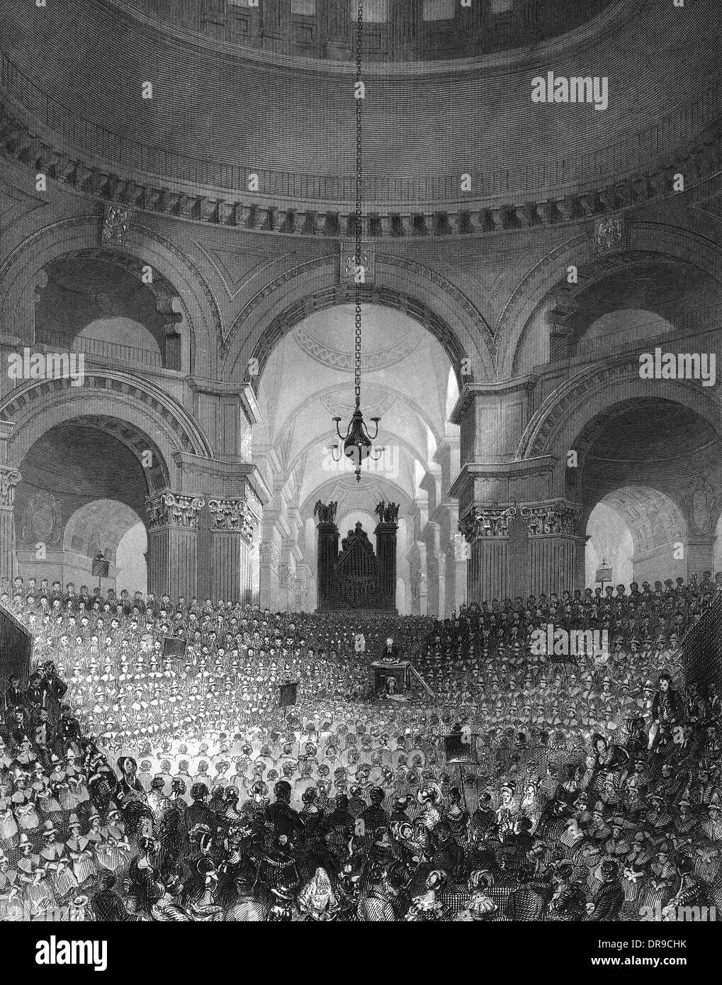 La CATTEDRALE DI ST PAUL Foto Stock