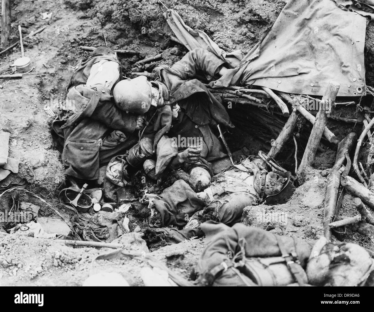 Battaglia di Ypres 1917 Foto Stock