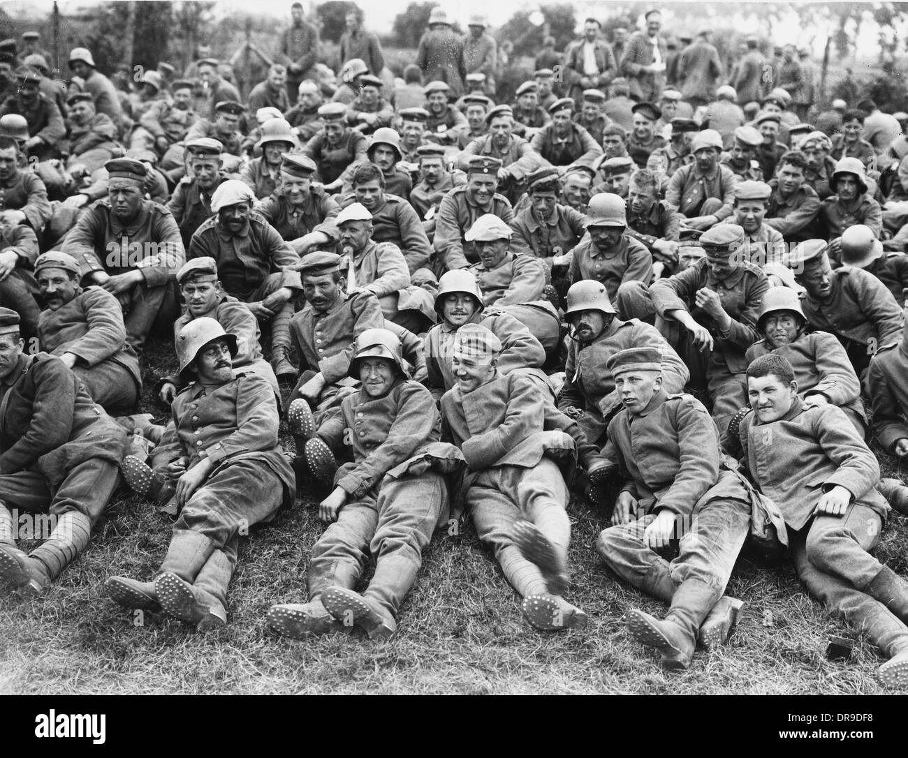 Prigionieri tedeschi Foto Stock