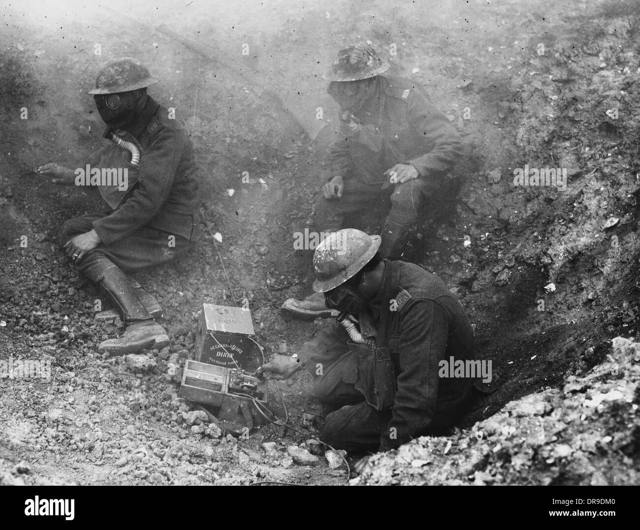 Esercito britannico dei segnalatori 1916 Foto Stock