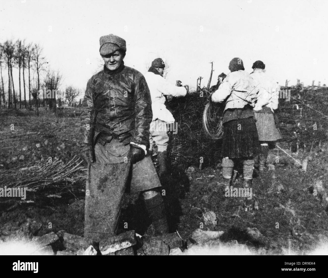 Armistizio informale 1914 Foto Stock