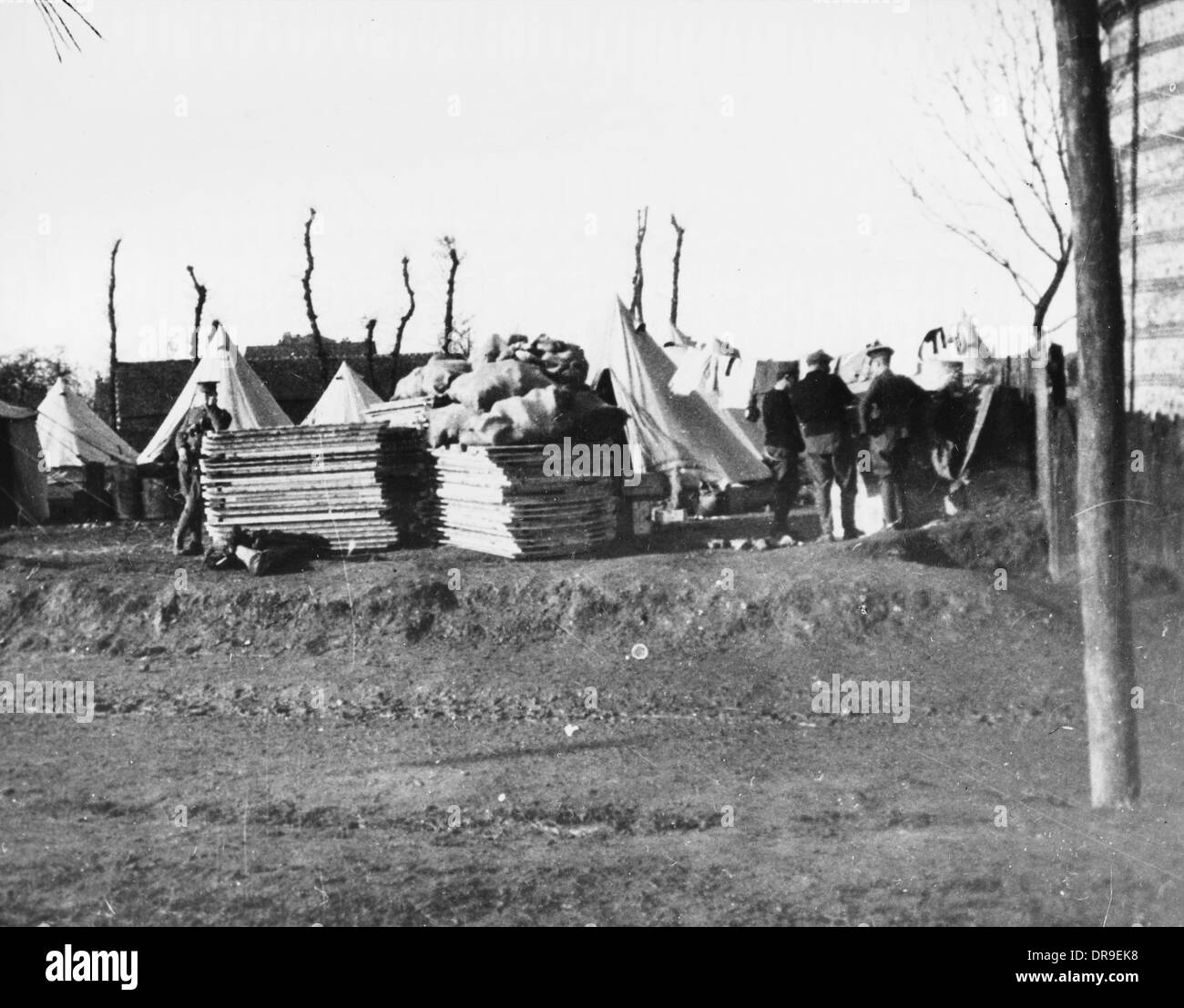 Le truppe britanniche in Francia 1914 Foto Stock