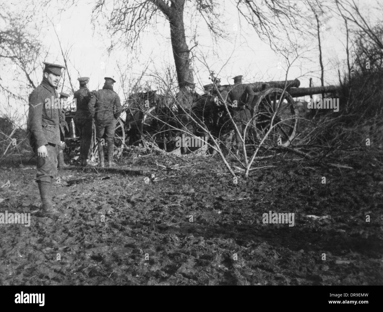 Le truppe britanniche in Francia 1915 Foto Stock