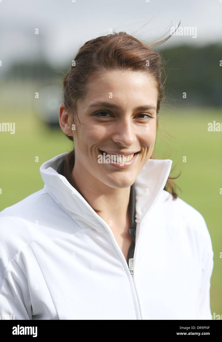 Il tedesco giocatore di tennis Andrea Petkovic Il TaylorMade-adidas Pro-Am golf tournament a Golf-Club Herzogenaurach Herzogenaurach, Germania - 25.06.12 Foto Stock